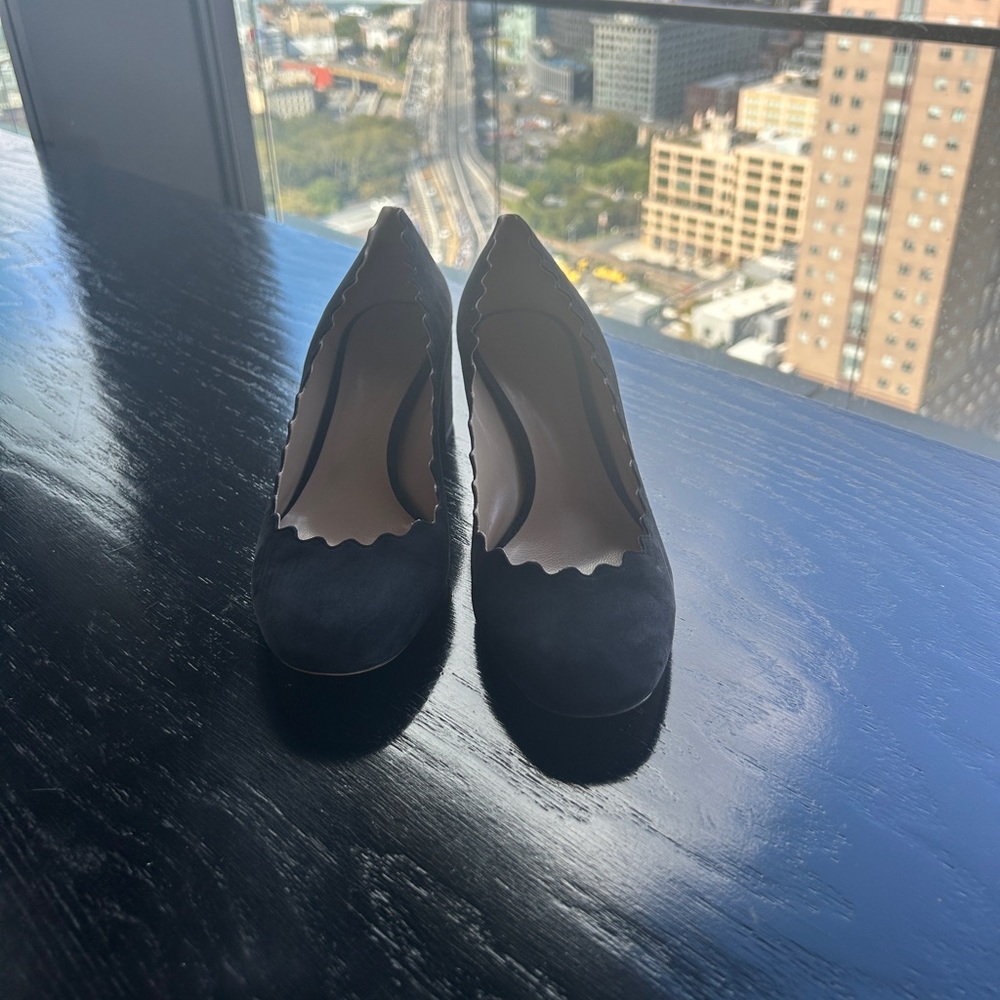 Chloe - Women’s - Black Suede - Low Pump Shoe - Size 40 - Picture 4 of 7